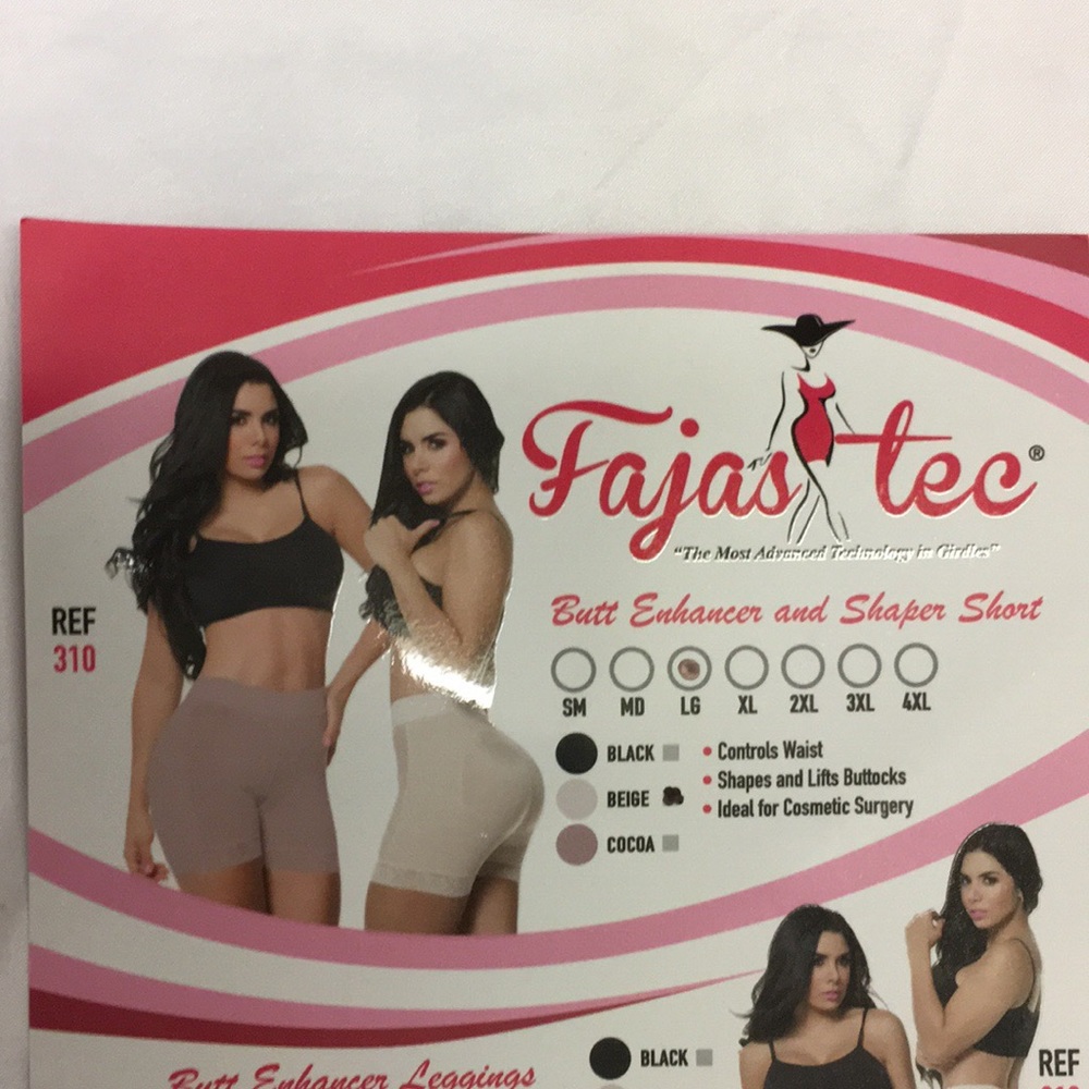 Butt Enhancer & Shaper Short sz 2XL